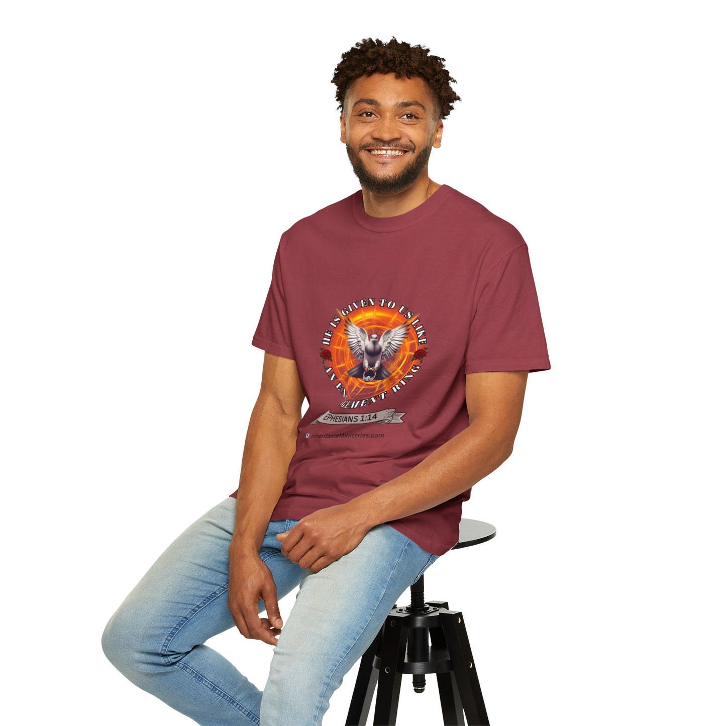Men's Ephesians 1:14, Garment-Dyed T-shirt