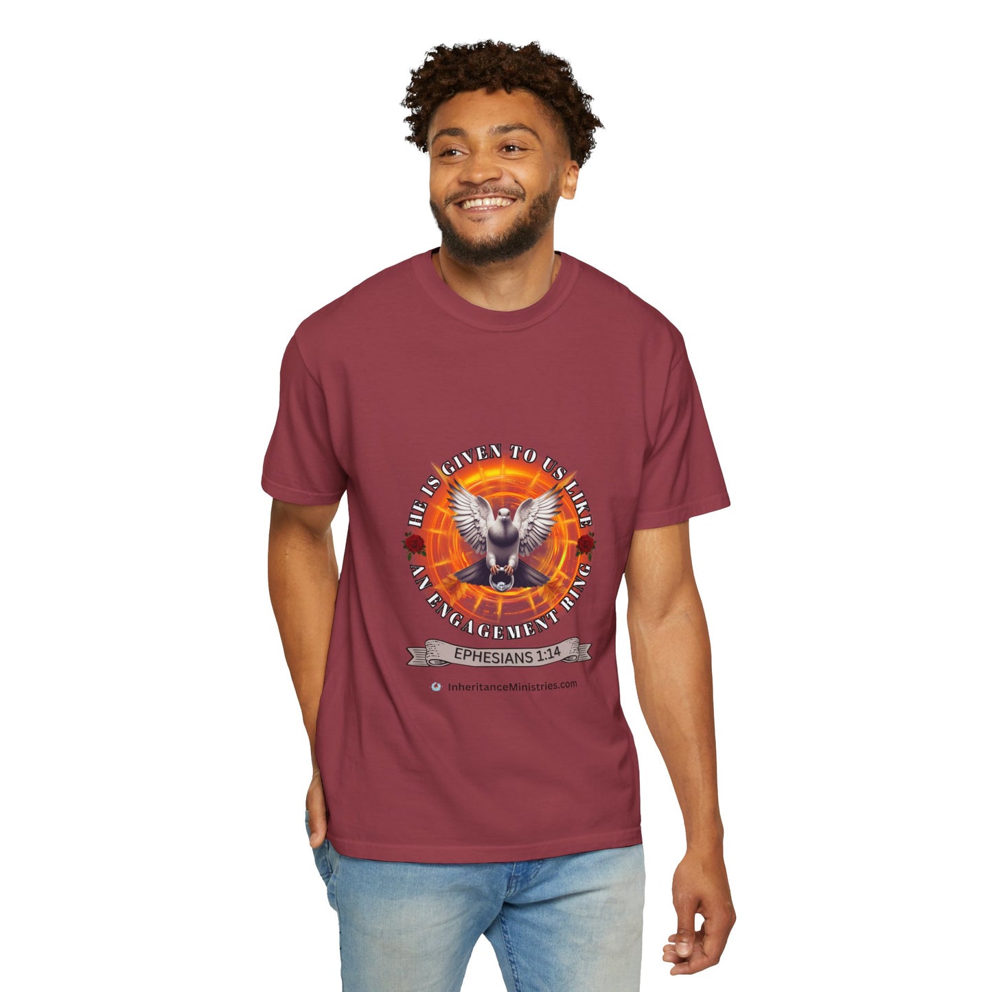Men's Ephesians 1:14, Garment-Dyed T-shirt