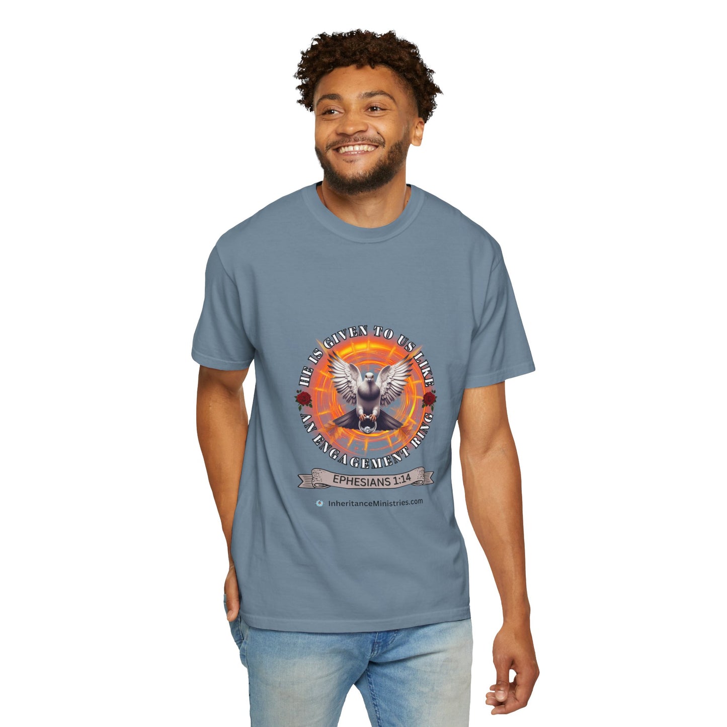 Men's Ephesians 1:14, Garment-Dyed T-shirt