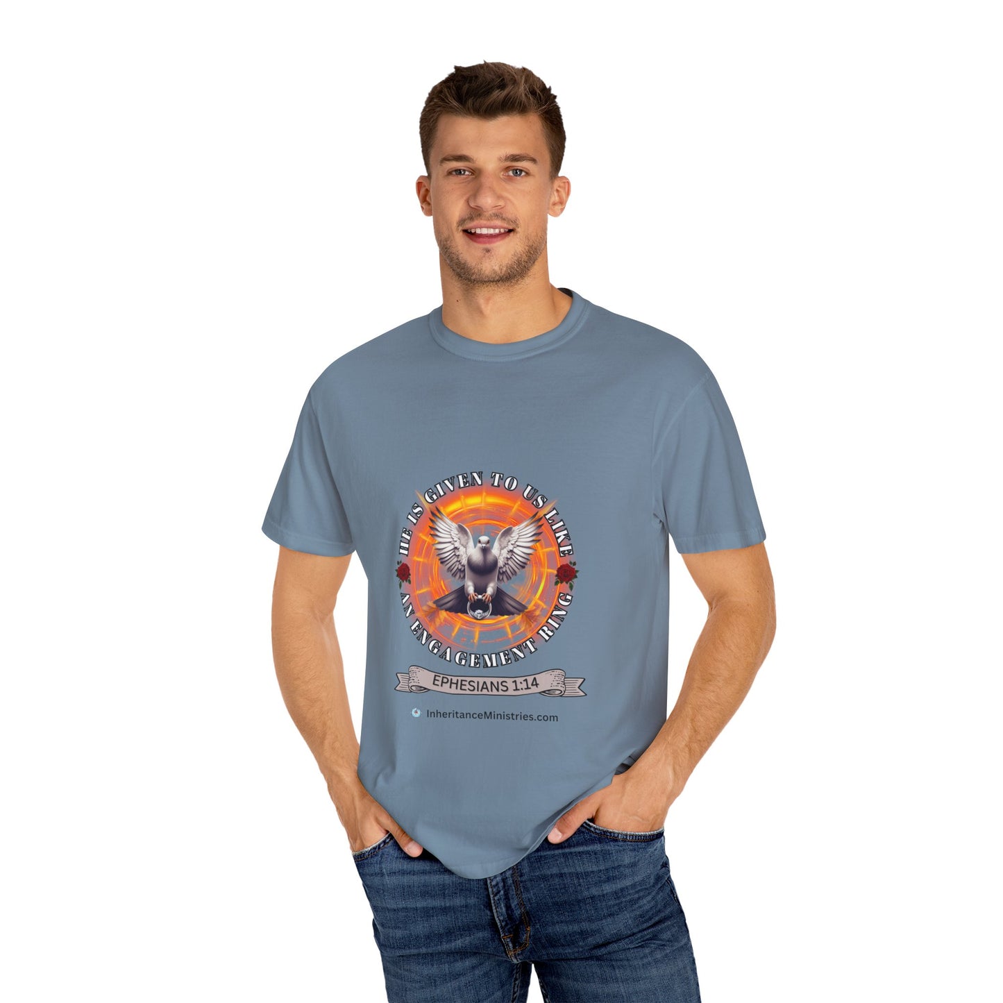 Men's Ephesians 1:14, Garment-Dyed T-shirt