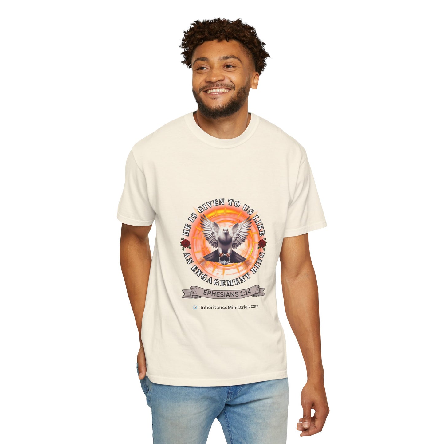 Men's Ephesians 1:14, Garment-Dyed T-shirt