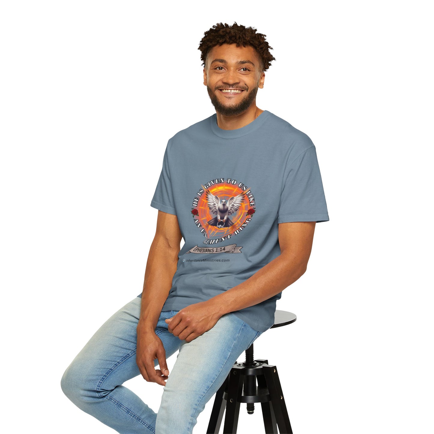 Men's Ephesians 1:14, Garment-Dyed T-shirt