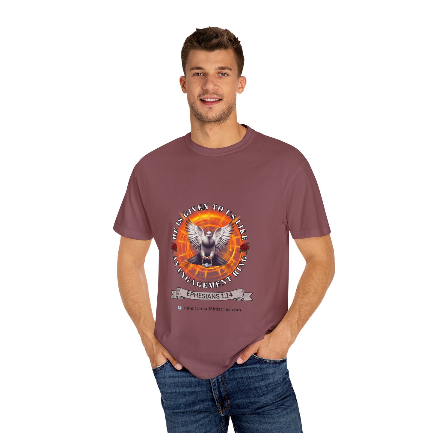 Men's Ephesians 1:14, Garment-Dyed T-shirt
