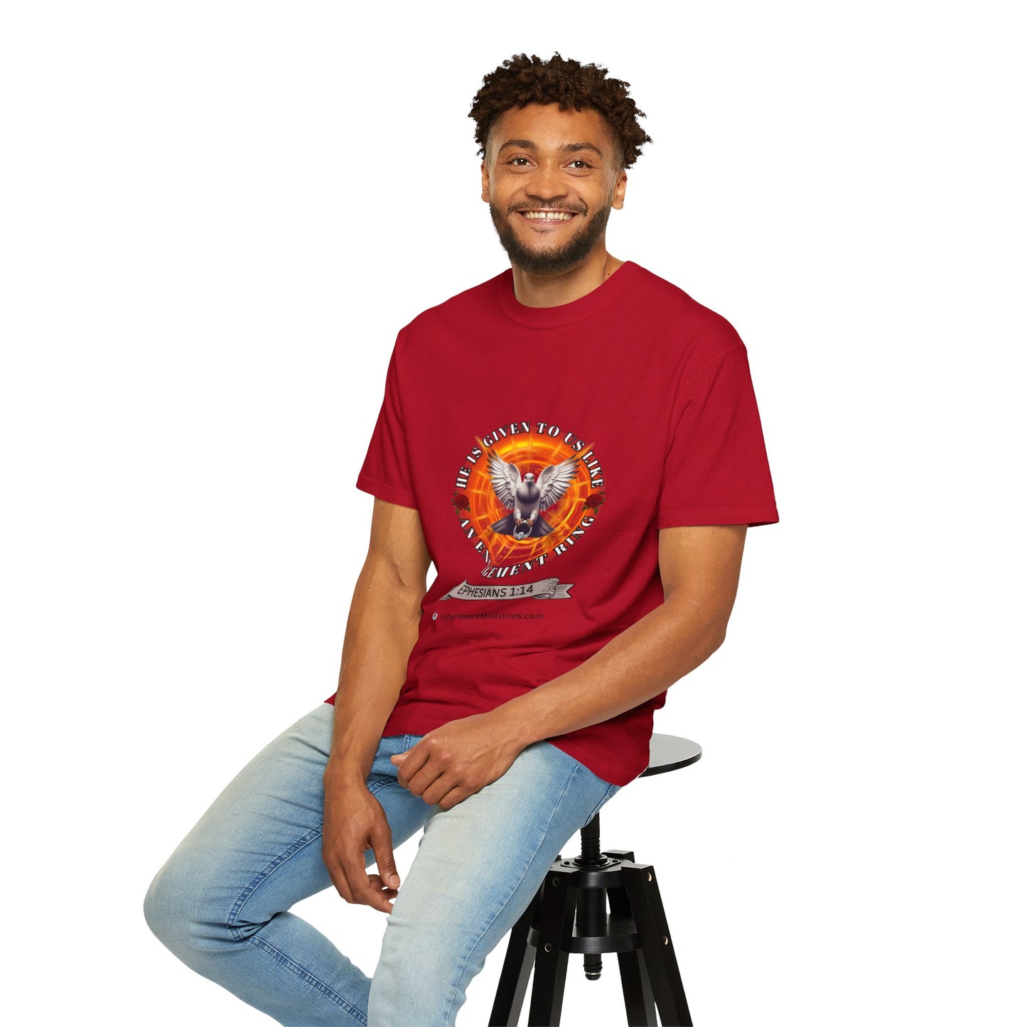 Men's Ephesians 1:14, Garment-Dyed T-shirt