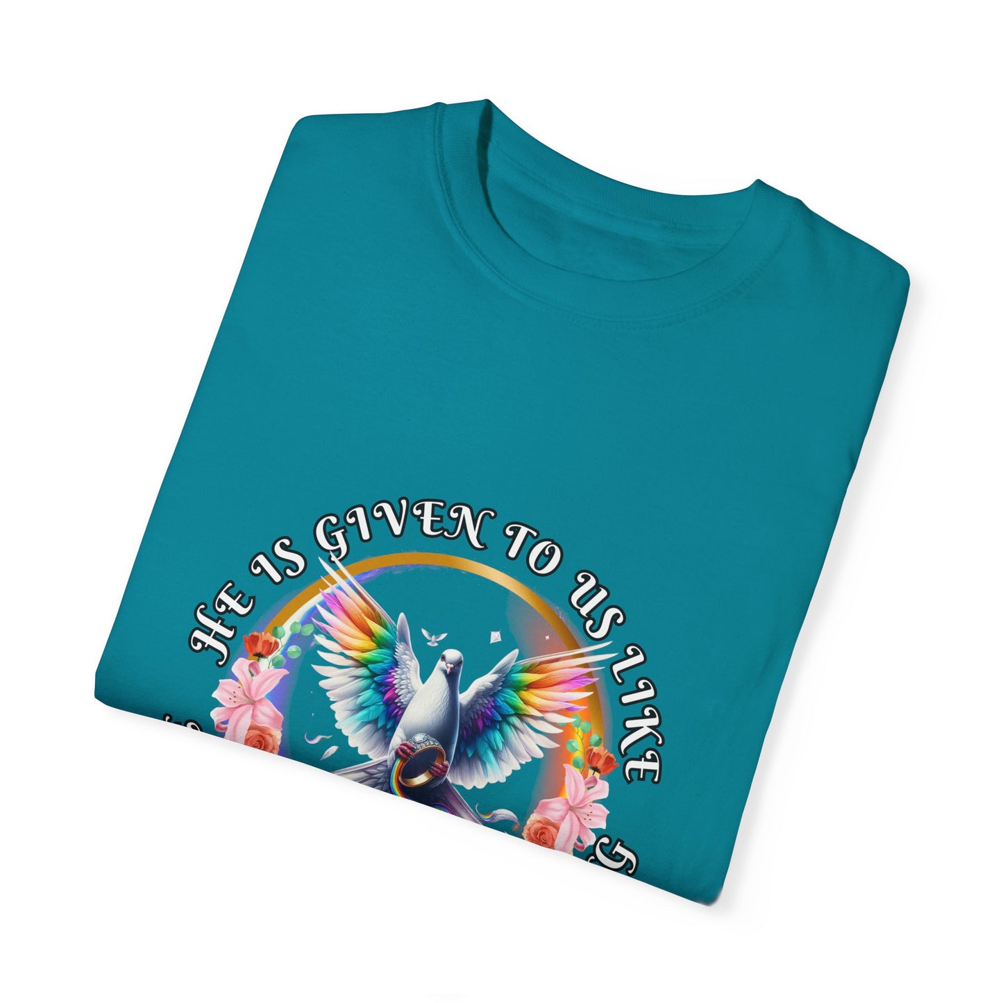 Ephesians 1:14 Women's Garment-Dyed T-shirt