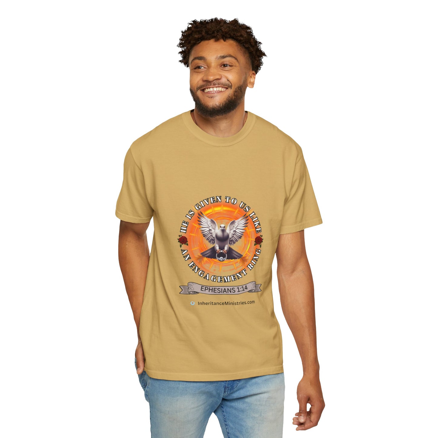 Men's Ephesians 1:14, Garment-Dyed T-shirt