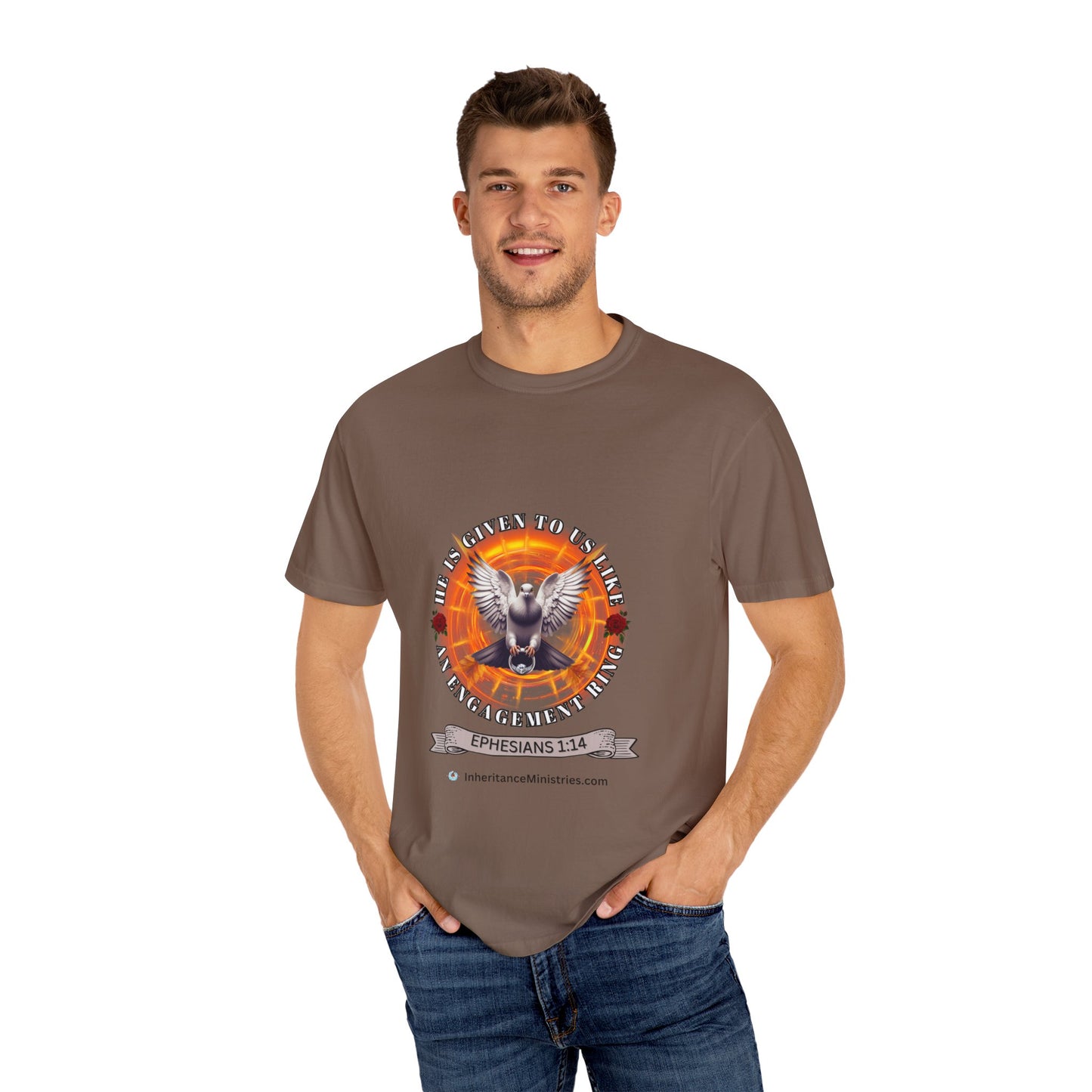 Men's Ephesians 1:14, Garment-Dyed T-shirt