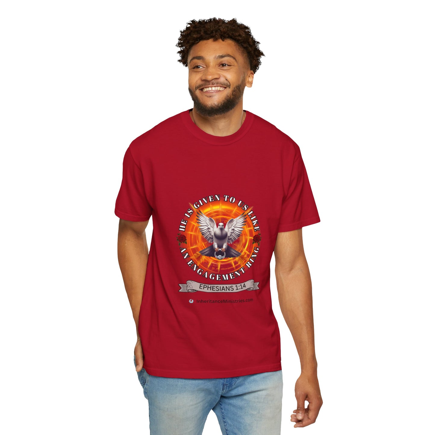 Men's Ephesians 1:14, Garment-Dyed T-shirt