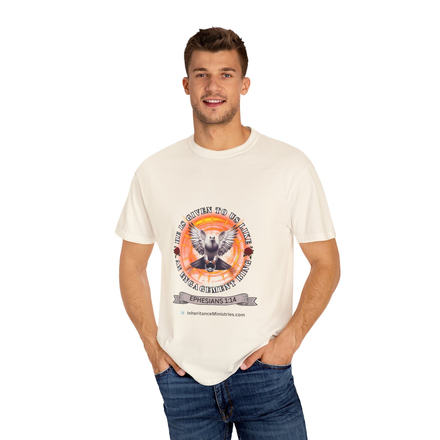 Men's Ephesians 1:14, Garment-Dyed T-shirt