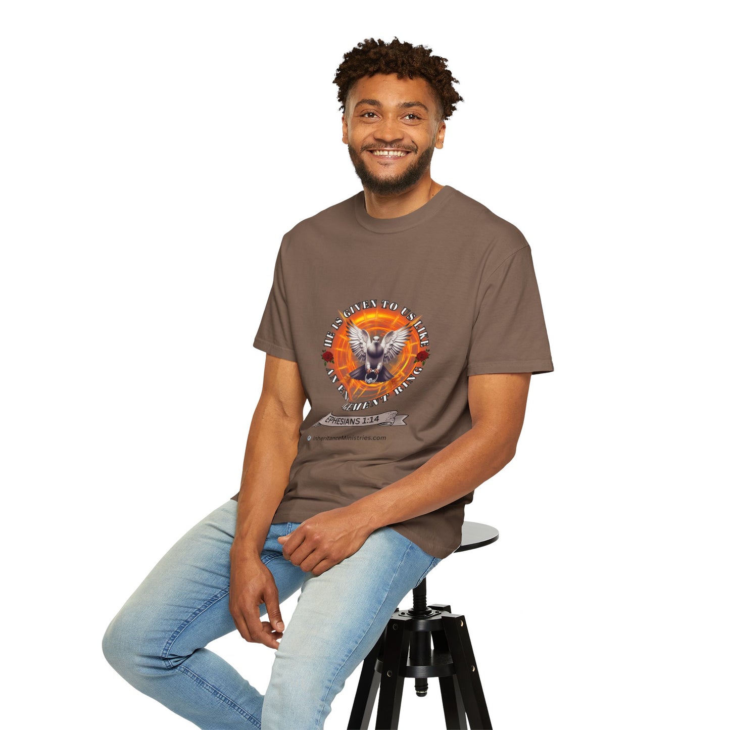 Men's Ephesians 1:14, Garment-Dyed T-shirt