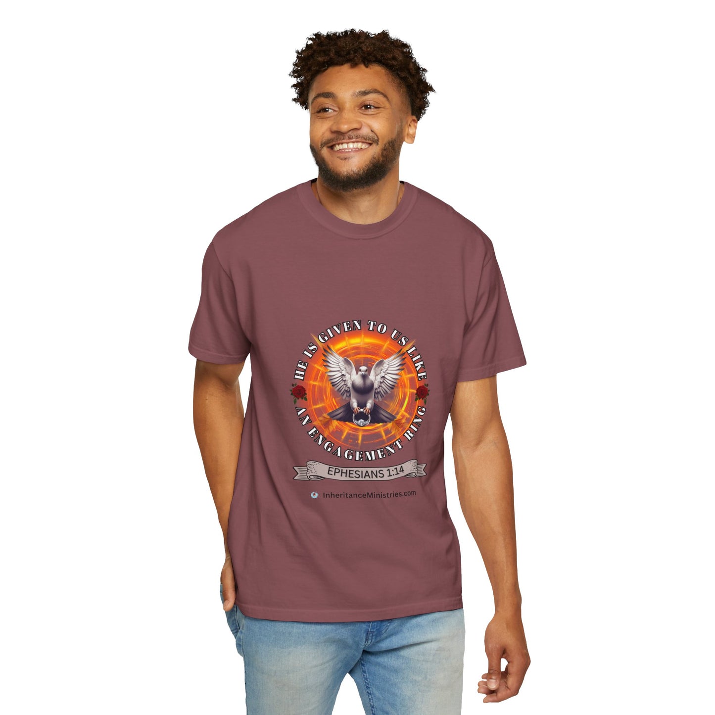 Men's Ephesians 1:14, Garment-Dyed T-shirt