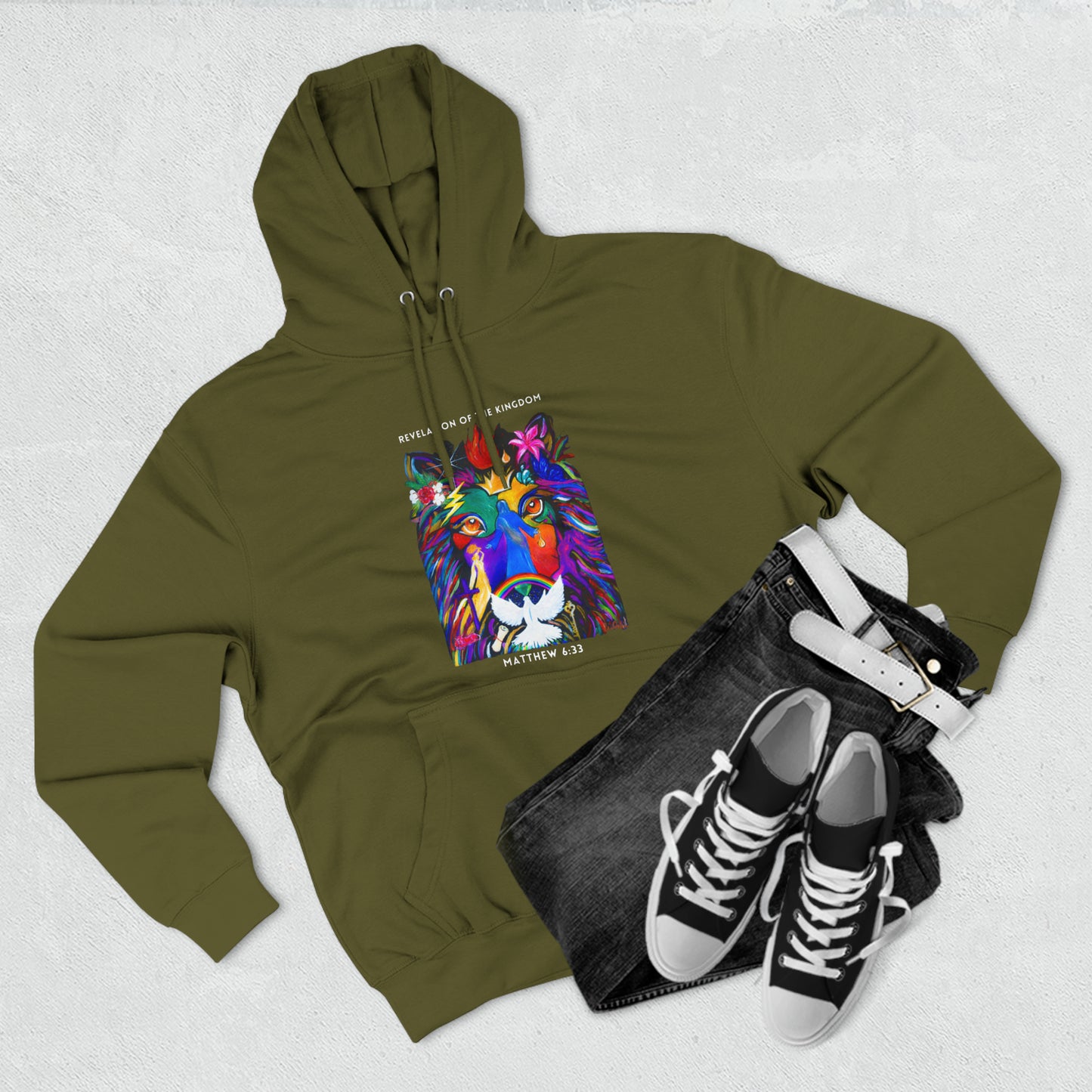 Revelation of the Kingdom, Unisex Premium Pullover Hoodie