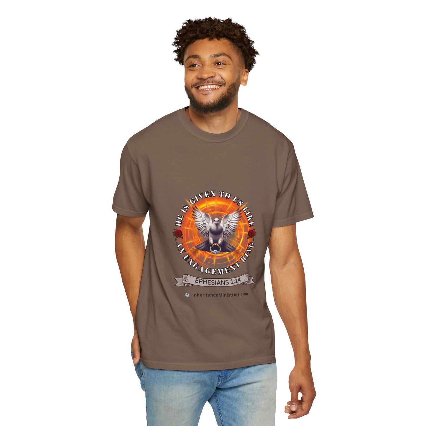 Men's Ephesians 1:14, Garment-Dyed T-shirt