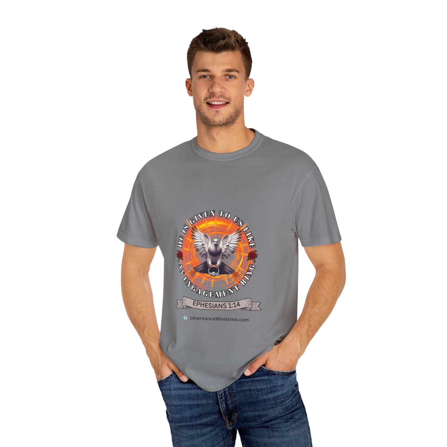 Men's Ephesians 1:14, Garment-Dyed T-shirt