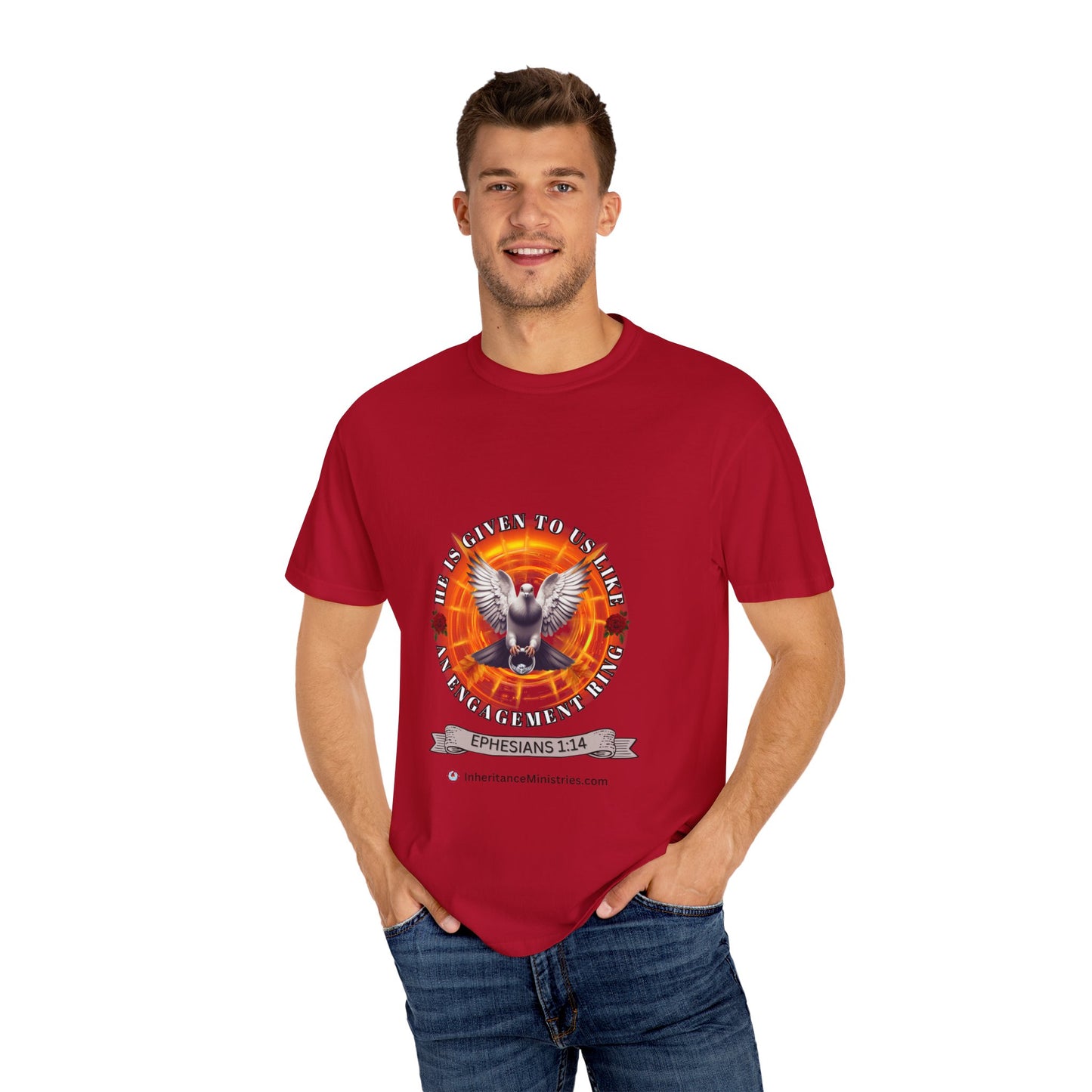 Men's Ephesians 1:14, Garment-Dyed T-shirt