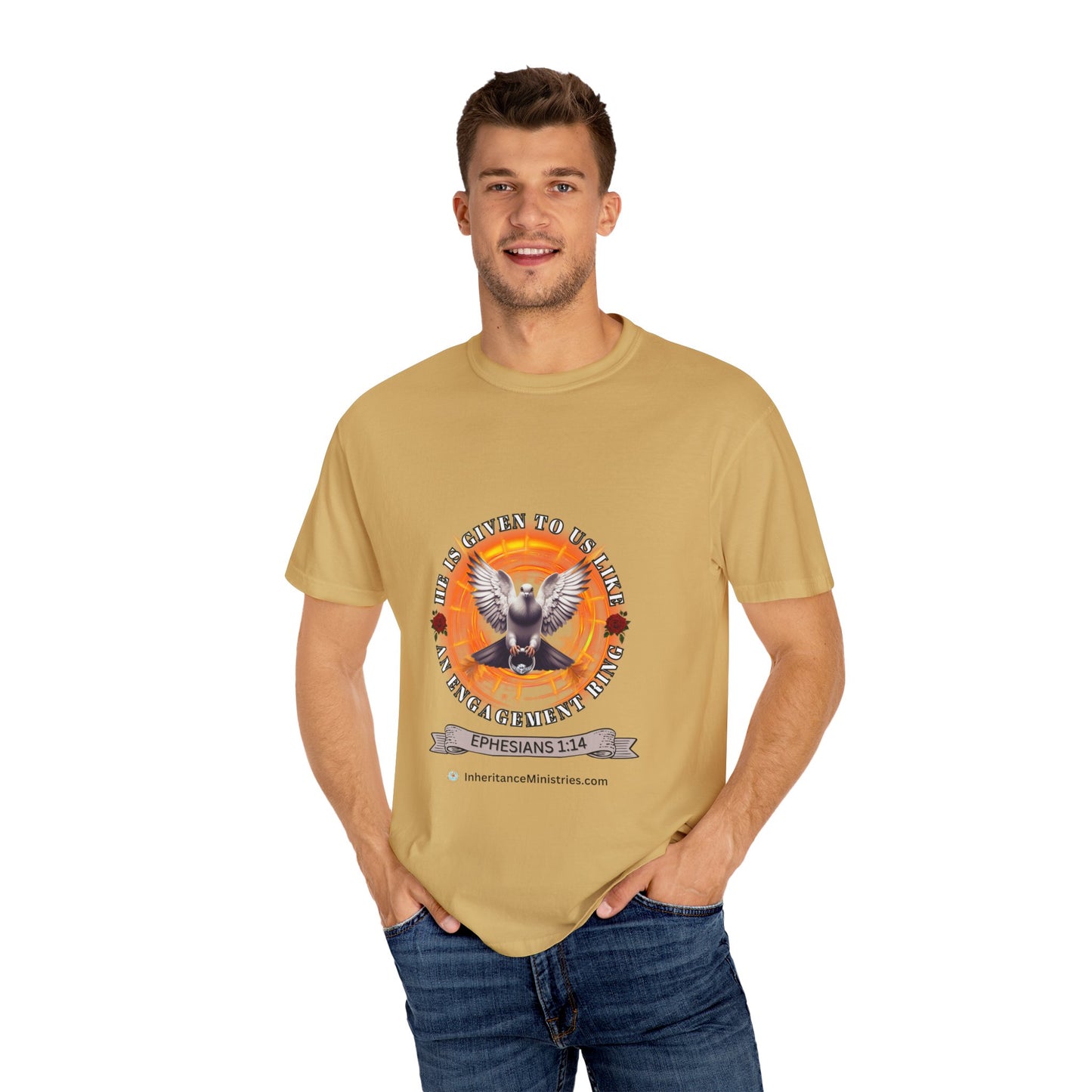 Men's Ephesians 1:14, Garment-Dyed T-shirt